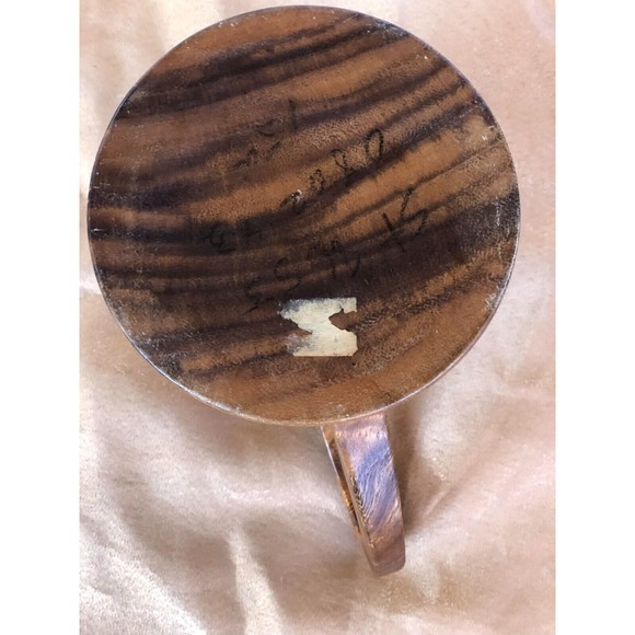 vintage /Antique Wooden Cup Handmade Coffee Tea Beer Juice Milk Mug Drink - Picture 4 of 7